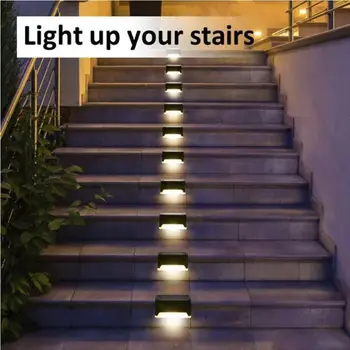 

Street Lamp Walkway Lights Wall Light Eco-Friendly Durable Solar 1LED Waterproof 4pcs Home Outdoor