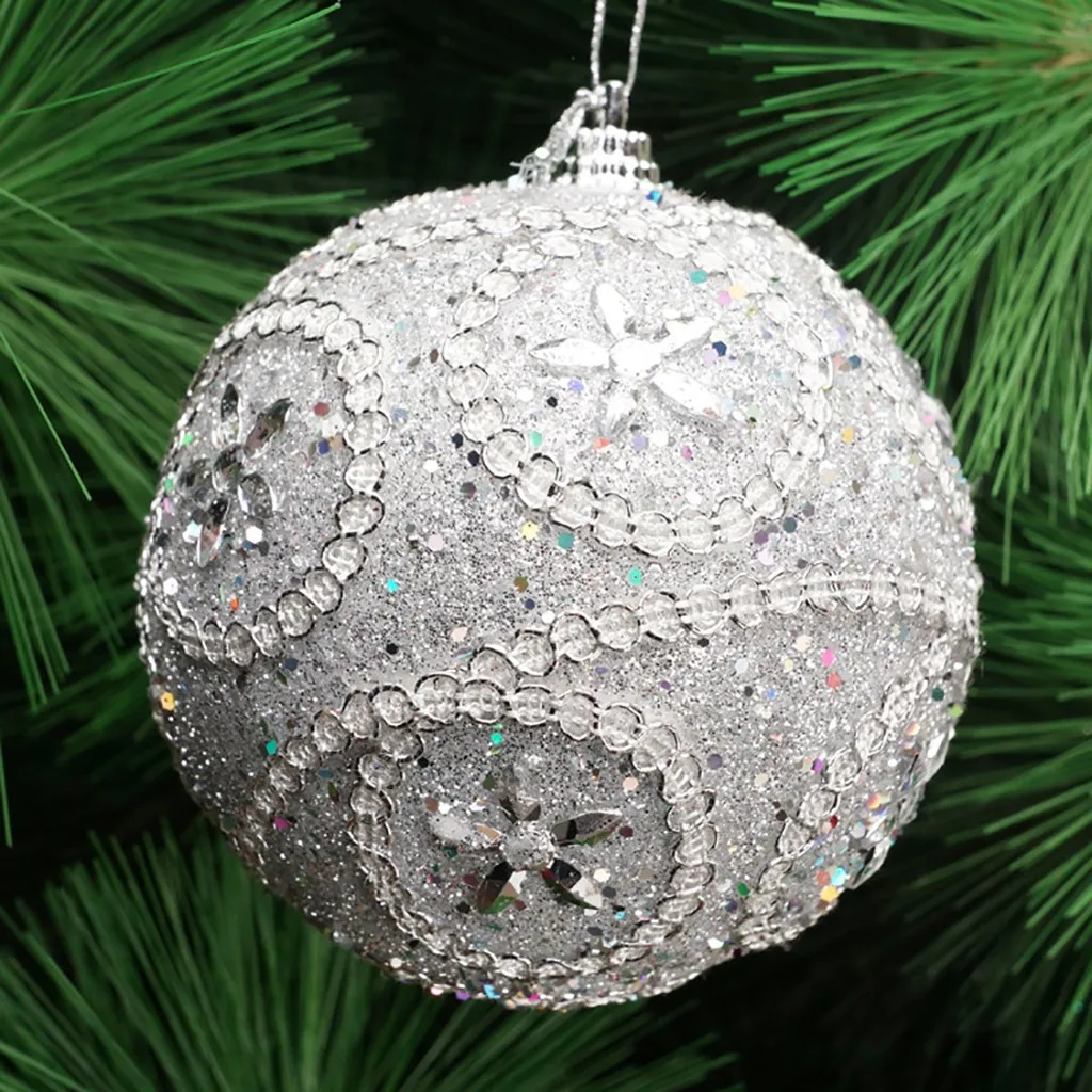 8 см украшение в виде рождественского шара стразы украшения для елки