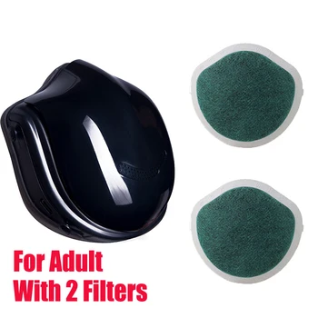 

Reusable Smart Electric Mask Face Dust Mask with 2PCS Replacement Filters Respirator For PM2.5 Exhaust Gas Pollen Allergy