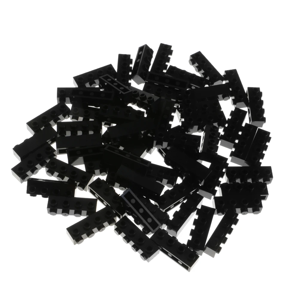 Конструктор аксессуары 1x4 пластиковые детские игрушки DIY части, чтобы полностью играть интеллектуальное и воображение головоломка