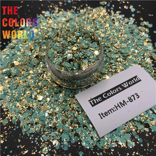 HM-873 200g TCT-381, смешанные формы, массивные блестящие ногти, блестки для украшения ногтей, боди-арт, тату, тумблер, ремесла, DIY аксессуары, вечерние аксессуары, поставщик - Цвет: HM-873 200g