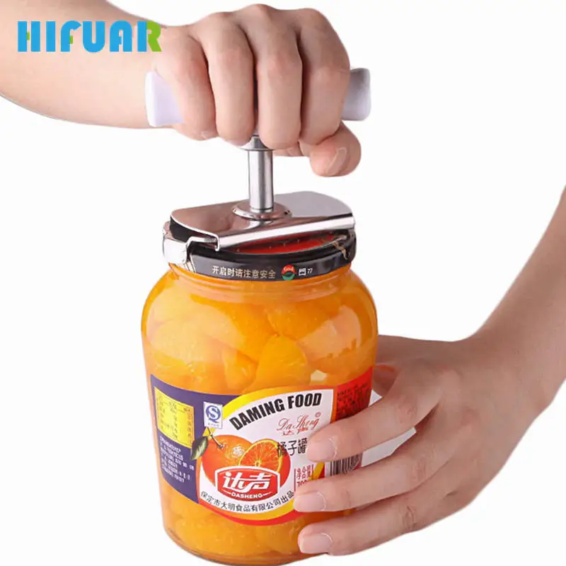 

HIFUAR Free Size Screw Cap Bottle Wrench Stainless Steel Power-saved Opener Can Bottle Tin Cap Open Wrench Kitchen Tools Gadget