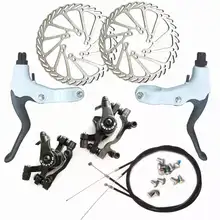 Алюминиевый сплав дисковый тормоз для горного велосипеда Набор велосипедов складной стол дисковый тормоз комплект велосипедных тормозов