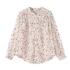 Bella philosophy 2020 Spring Women Long Sleeve loose Blouse Lady print V-Neck Shirts Female lantern sleeve casual streetshirts 4