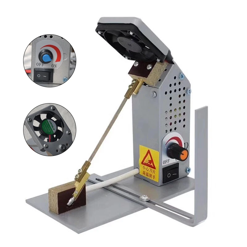 

220V 38W Multipurpose Electronic High Frequency Ribbon Eager Machine Trademark Cutting Machine Adjustable Temperature Tools