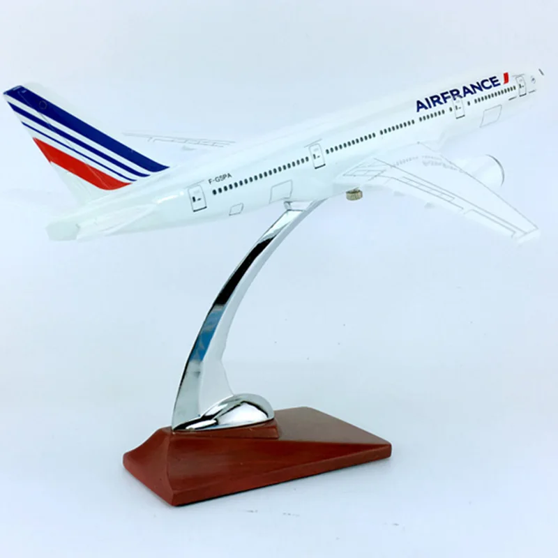 30 см 1/200 Boeing B777-200 модель Air Франция авиалиний с базовым сплавом самолет коллекционный дисплей Модель Коллекция