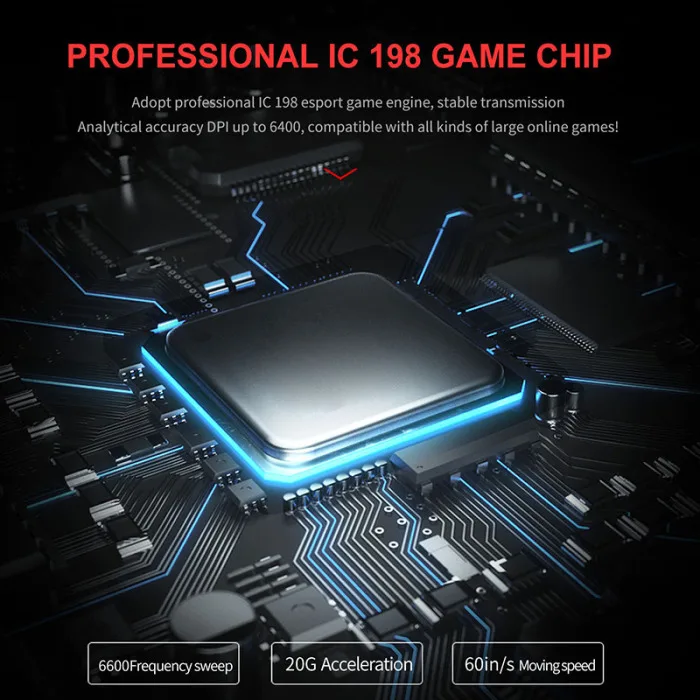Проводная игровая мышь 6400 dpi 7Key программируемые геймерские мыши с подсветкой для портативных ПК S888