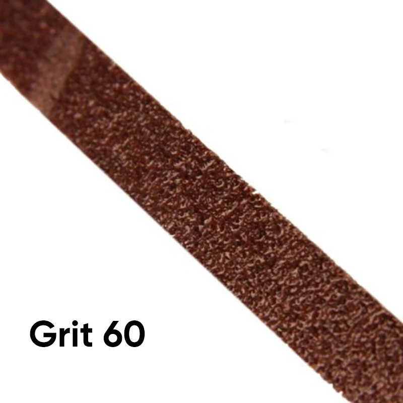 50 Pack 3/8x13 Belt Sander Sandpaper 10*330mm Sanding Belts Abrasive Aluminium