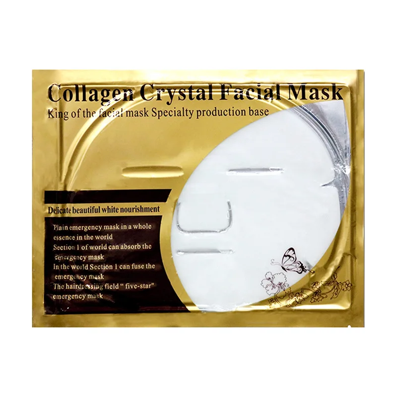 5Pcs Skin Care Face Mask Collagen Gold Masks Brightening Moisturizing Crystal Facial Mask Sheet Mask 1 5Pcs Skin Care Face Mask Collagen Gold Masks Brightening Moisturizing Crystal Facial Mask Sheet Mask 3