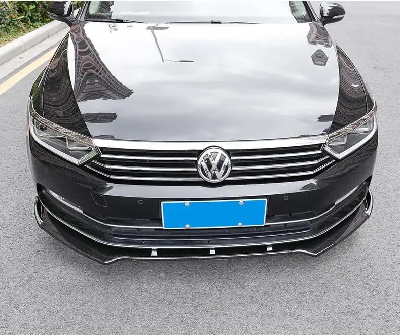 Для Volkswagen Passat B8 Body kit спойлер 2018 для ABS задний передний бампер диффузор защитные