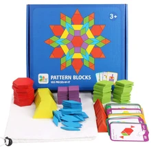 Jeu de Puzzle en bois coloré pour enfants, 155 pièces, jouets éducatifs Montessori, développement et apprentissage