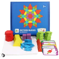 155 pçs conjunto de placa de quebra cabeça de madeira colorido bebê montessori brinquedos educativos para crianças aprendizagem desenvolvimento brinquedo criativo