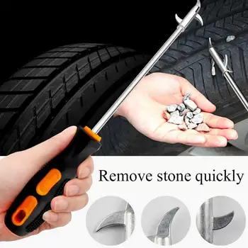 

Car Tire Stone Cleaner Groove Broken Stone Remover High Quality Auto Tire Cleaning Hook Tire Cleaning Tool Car Tire Repair Tool