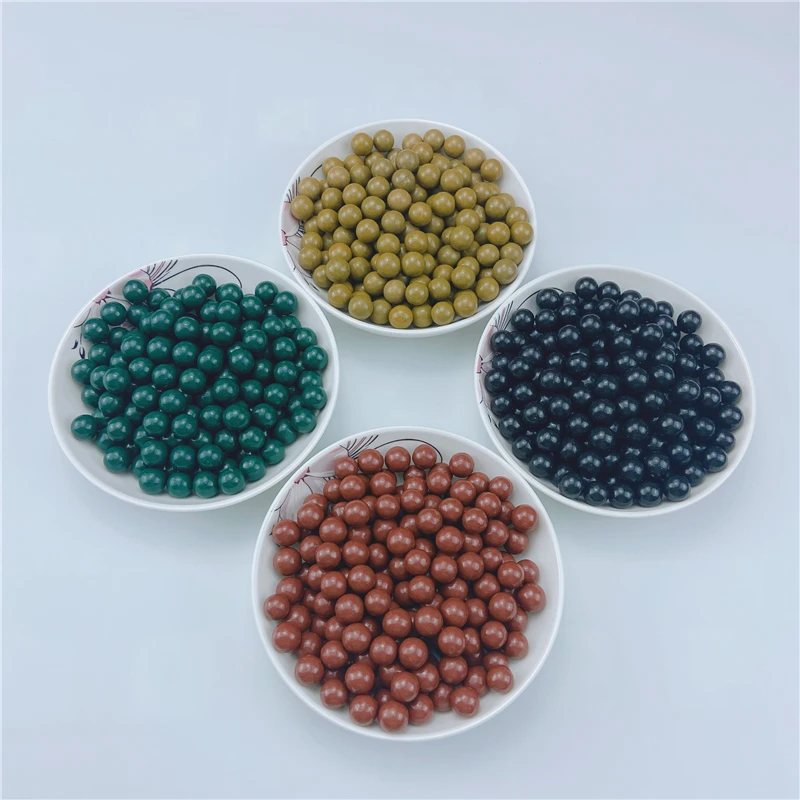 Slingshot Ammo Hard Mud Ball 9-10mm 50/100pcs Outdoor Hunting