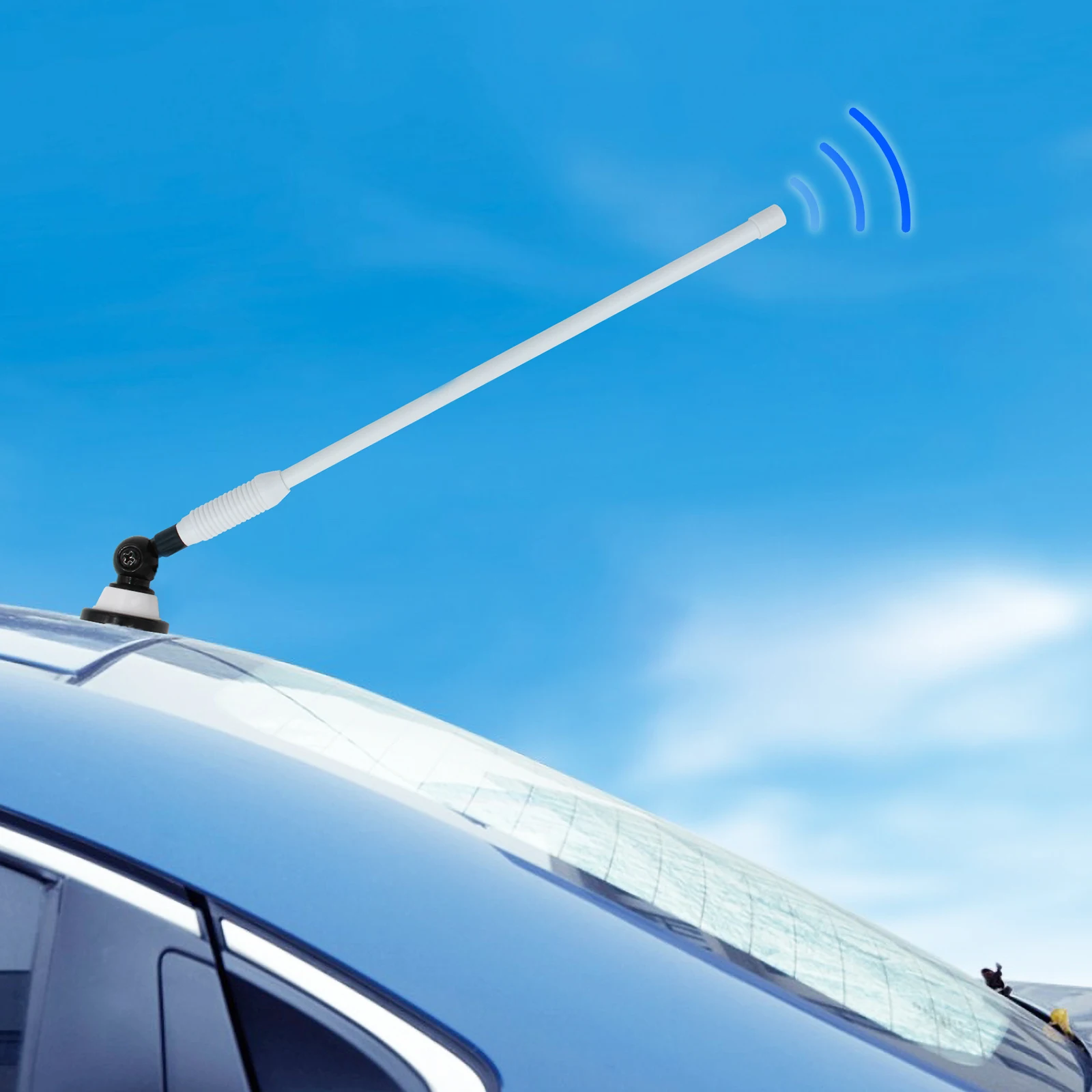 Marine Boat Radio Antenna Car Waterproof Rubber Duck Dipole Flexible