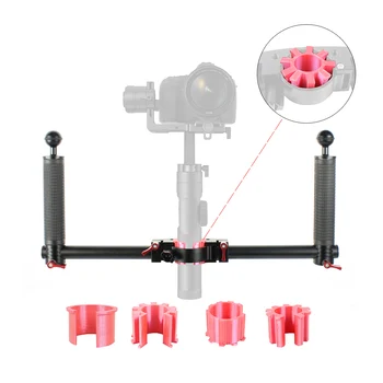

BGNing Dual Handheld Gimbal Camera Stabilizer for Ronin S Crane2, 2PRO Extended Handle Grips Handbar Mount Camera Accessories