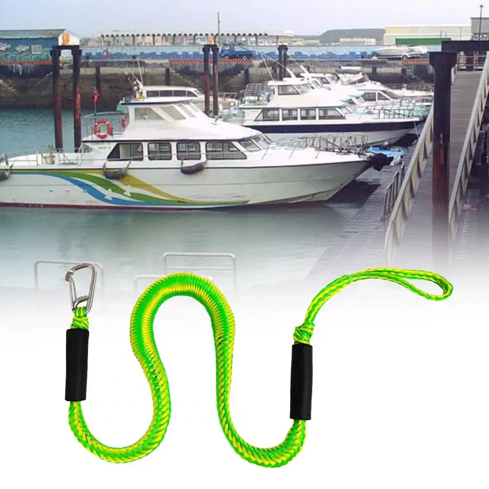 Boat Docking Rope Anchoring Rope Yacht Elastic Cord with Hook Portable  Sturdy Boat Bungee Dock Line Bungee Cord Gadget for Ships