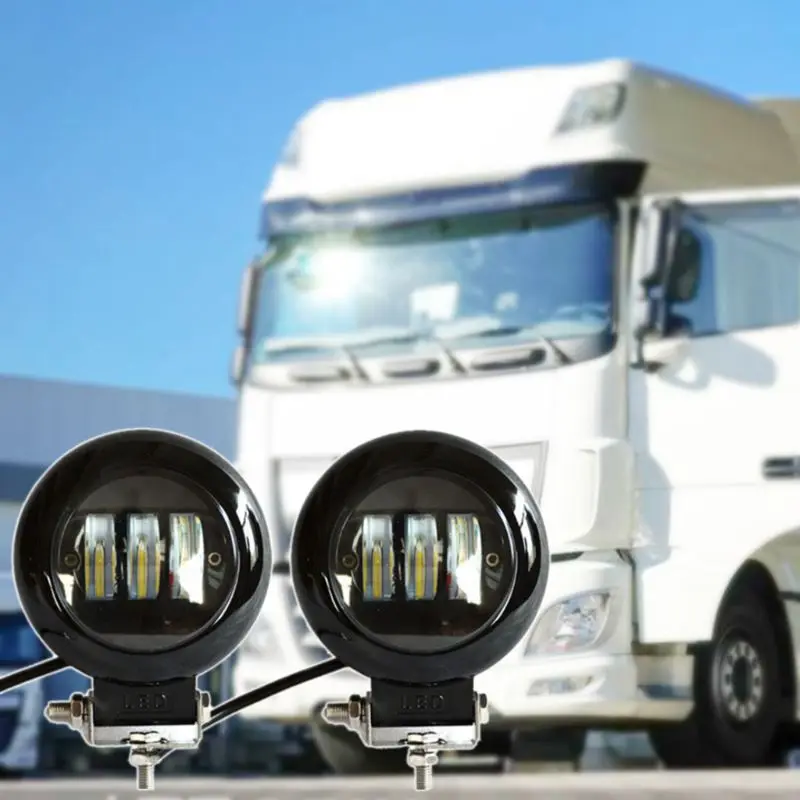

6D Lens 5 Inch Round Square Led Work Light 12V For Car SUV Trucks 4x4 Offroad Motorcycle Auto Working Driving Lights U1JF