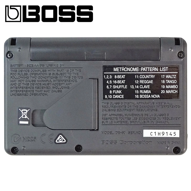 Boss DB-60 Dr. Beat цифровой Метроном Музыкальные инструменты Ритм тренировка