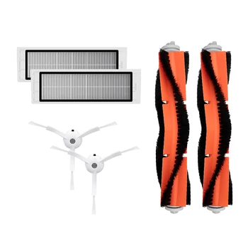 

2 Hepa Filter + 2 Side Brush + 2 Main Brush for Xiaomi Vacuum 2 / 1S for Roborock S50 S55 Robot Vacuum Cleaner Parts Accessories