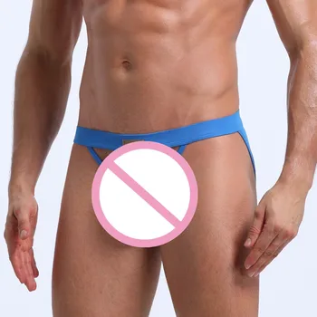 

Mens Panties Cotton Underwear Sexy Jockstrap Men Briefs Slip Homme Underpants Men Thongs string Comfortable Solid Underpants LW