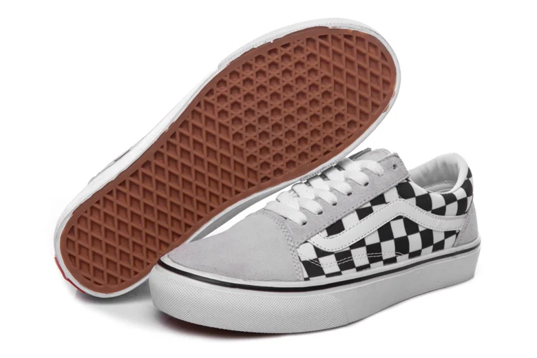 Мужские и женские Кроссовки VANS OFF THE WALL Old Skool шахматная доска кроссовки