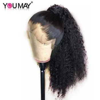 

Pre Plucked Full Lace Human Hair Wigs With Baby Hair 250 Density Brazilian Curly Full Lace Wig Human Hair For Women Remy You May