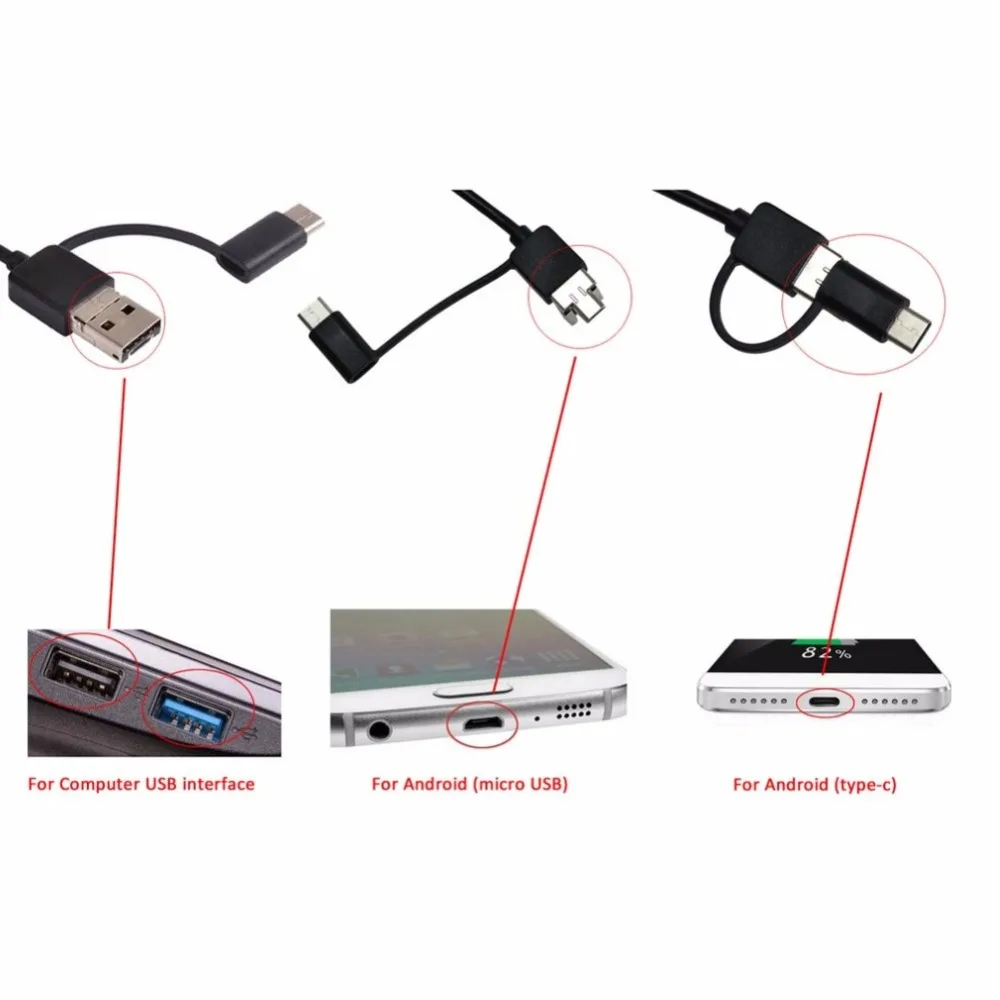 3 в 1 USB ушной эндоскоп для очистки визуальных ушей с мини-камерой HD инструмент для чистки ушей