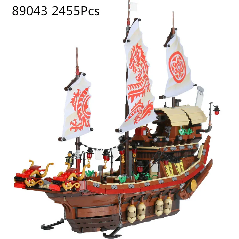 

Ninjagoings Series The Destiny's Bounty Model Building Blocks set 70618 Classic Ship Education Kids Toy for children Gift