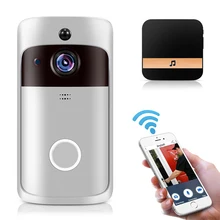 Умный IP видеодомофон Wi-Fi видеодомофон дверной звонок wifi дверной Звонок камера для квартиры ИК сигнализация беспроводная камера безопасности