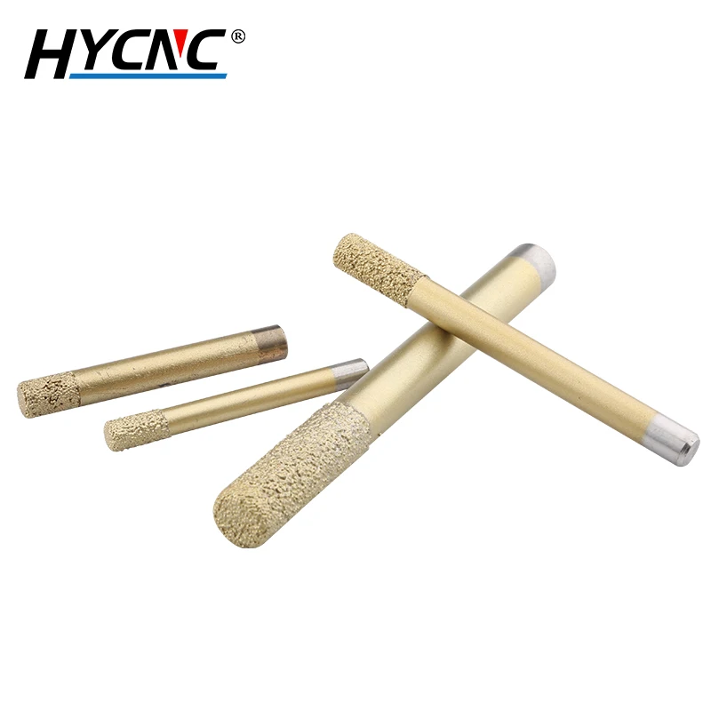 1pcs Flat Bottom Slotted Straight Knife Welding Sintering Granite Flat Head Drill Used For CNC Machine Tool Stone Carving Tools