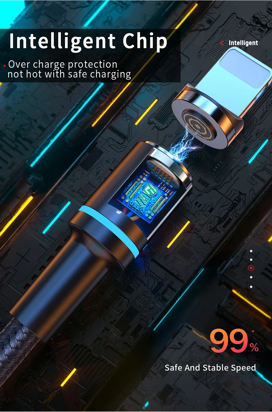 Essager Магнитный Micro usb type C Быстрая зарядка кабель для IPhone samsung XIaomi huawei зарядный usb-шнур Магнитный адаптер зарядного устройства