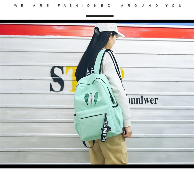 Модный нейлоновый женский рюкзак большой емкости, Высокая Школьная Сумка для мальчика, Корейская винтажная сумка на плечо для девочки, дорожная сумка