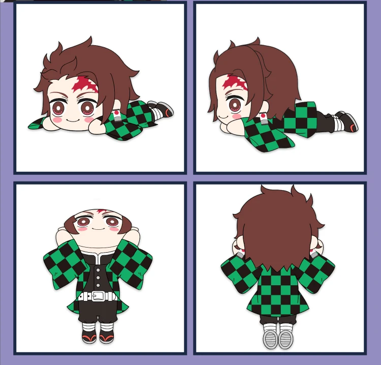 Demon Slayer/Kimetsu no Yaiba Kamado Tanjirou Kamado Nezuko Agatsuma Zenitsu Мягкие игрушки Плюшевые игрушки Мягкая Подушка для детей