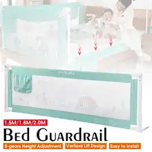 1,5 м/1,8 м/2 м детская кроватка с манежем забор защитные бортики для детей, регулируемые постельные принадлежности, ограждение для кровати