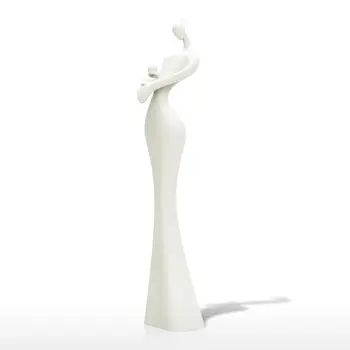 

3D Printed Sculpture Family Love Escultura Mom and Child-- Play Art Modern Sculpture Accessories Home Artwork