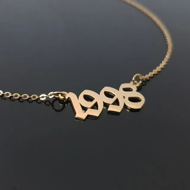 Gold Year Necklace 