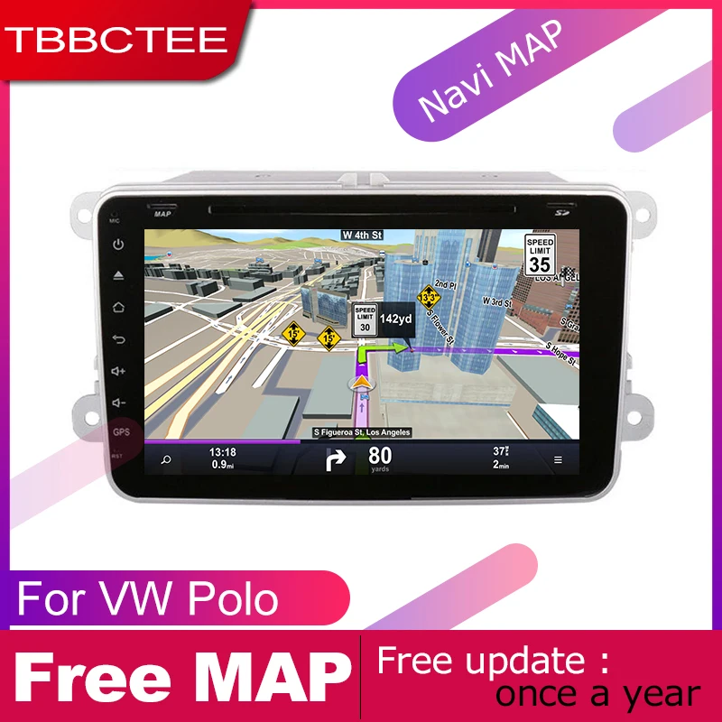 Perfect TBBCTEE android car dvd gps multimedia player For Volkswagen VW Polo MK5 2009~2013 car dvd navigation radio video audio player 4