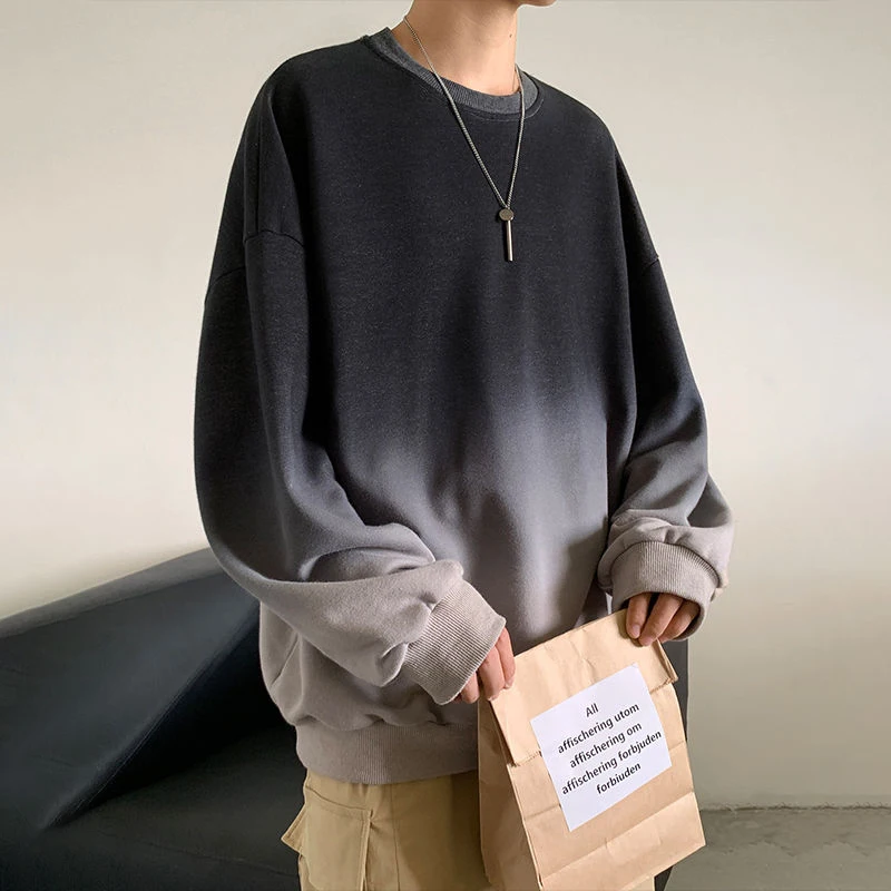 Harajuku Oversized Hoodie Men Crewneck Sweatshirt Streetwear Hip Hop Gradient Autumn Casual Sport Men Clothes Harajuku Oversized Hoodie Men Crewneck Sweatshirt Streetwear Hip Hop Gradient Autumn Casual Sport Men Clothes