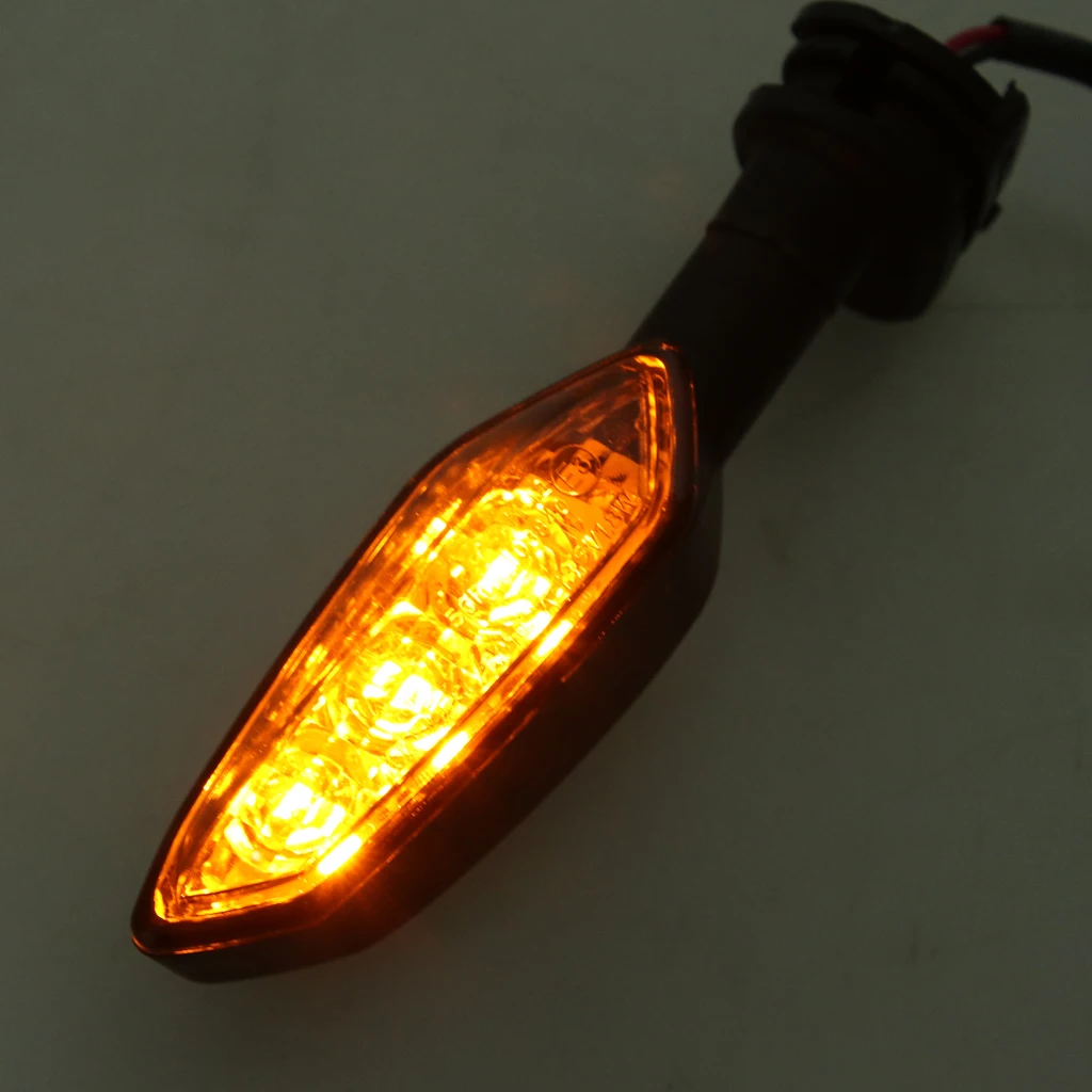 1 Pair 12V LED Amber Turn Signal Light Blinker Indicator for YAMAHA MT-01 MT-25 MT-03 MT-07 Motorcycle Lighting 