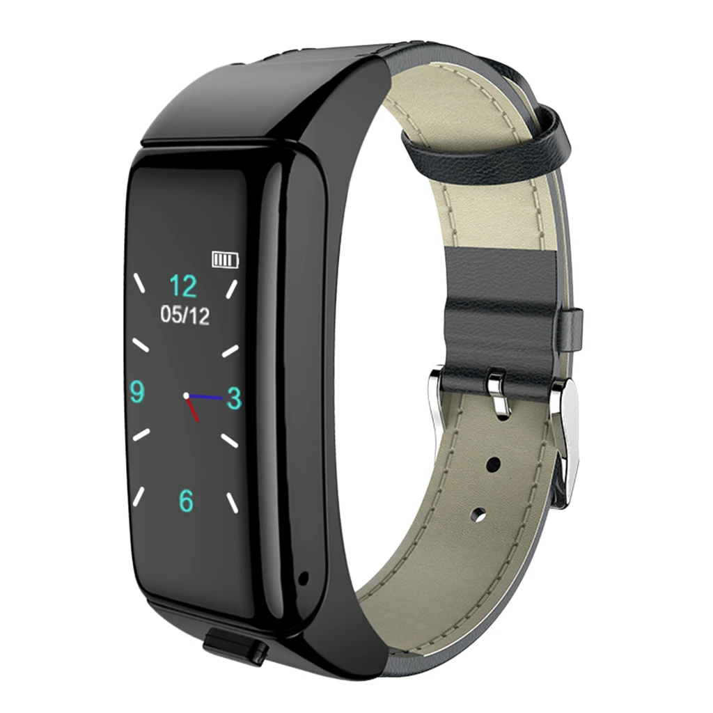 2 in 1 Smart Watch with Bluetooth Earphones Smart Bracelet Waterproof Touch Screen Fitness Trackers Heart Rate Monitor