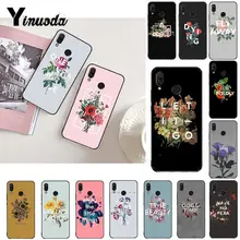 Yinuoda elegante flores Biblia verso arte teléfono carcasa para Xiaomi mi5 6 A1 A2 Lite Mi9 9SE mi8lite F1 Mix2 2S Max2 3(China)