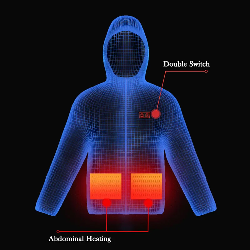Youpin 3 in 1 Graphene Areas Heated Down Jacket