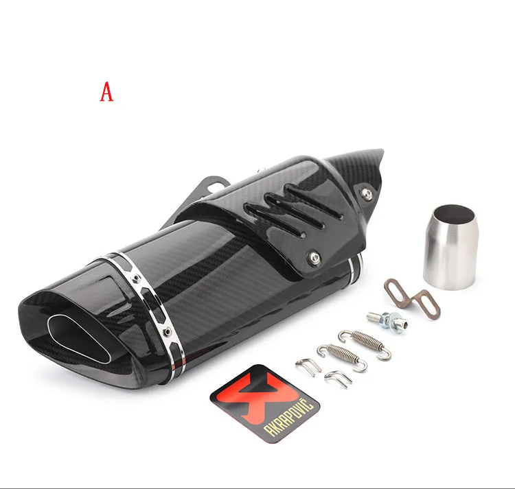 Золотой 51 мм Akrapovic выхлопная труба для мотоцикла для спортивных гонок, выхлопная труба для грязного велосипеда с DB Killer Для Бенелли NVX155 Nmax CBR600RR - Цвет: Золотой