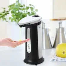 Электропокрытие автоматический дозатор жидкого мыла умный датчик бесконтактный дезинфицирующий диспенсер для кухни ванной комнаты