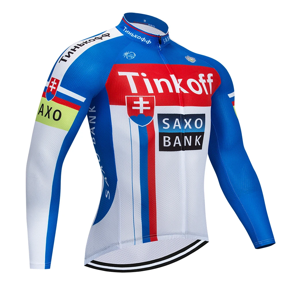 Tinkoff, одежда для велоспорта, одежда с длинным рукавом, осенние мужские майки для велоспорта, одежда для горного велосипеда, Мужская одежда для велоспорта, одежда с длинным рукавом