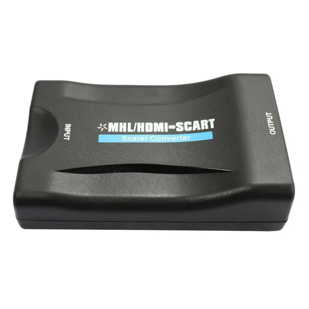  HD 1080P HDMI A SCART Video Audio Adattatore Convertitore Universale Adattatore Per HD TV DVD Scato