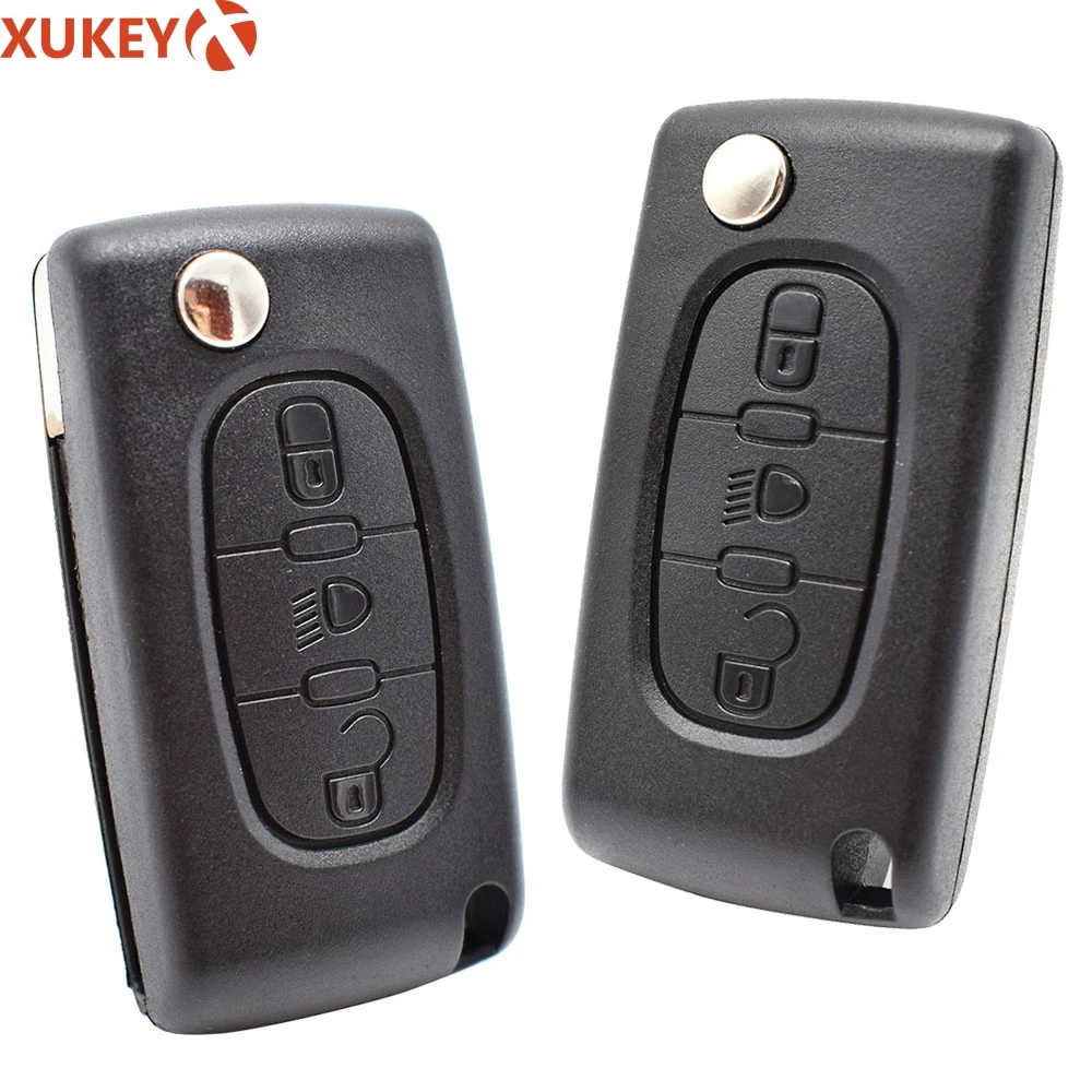 Сменный Чехол для ключа Citroen C2/C3/C4/C5/C6/C8 с 3 кнопками|Подшипники переключения