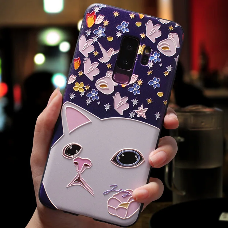 Чехол для OPPO Realme 7 ACE 2 силиконовый чехол телефона с 3D Цветочным Тиснением A91 A52 A72 A92S