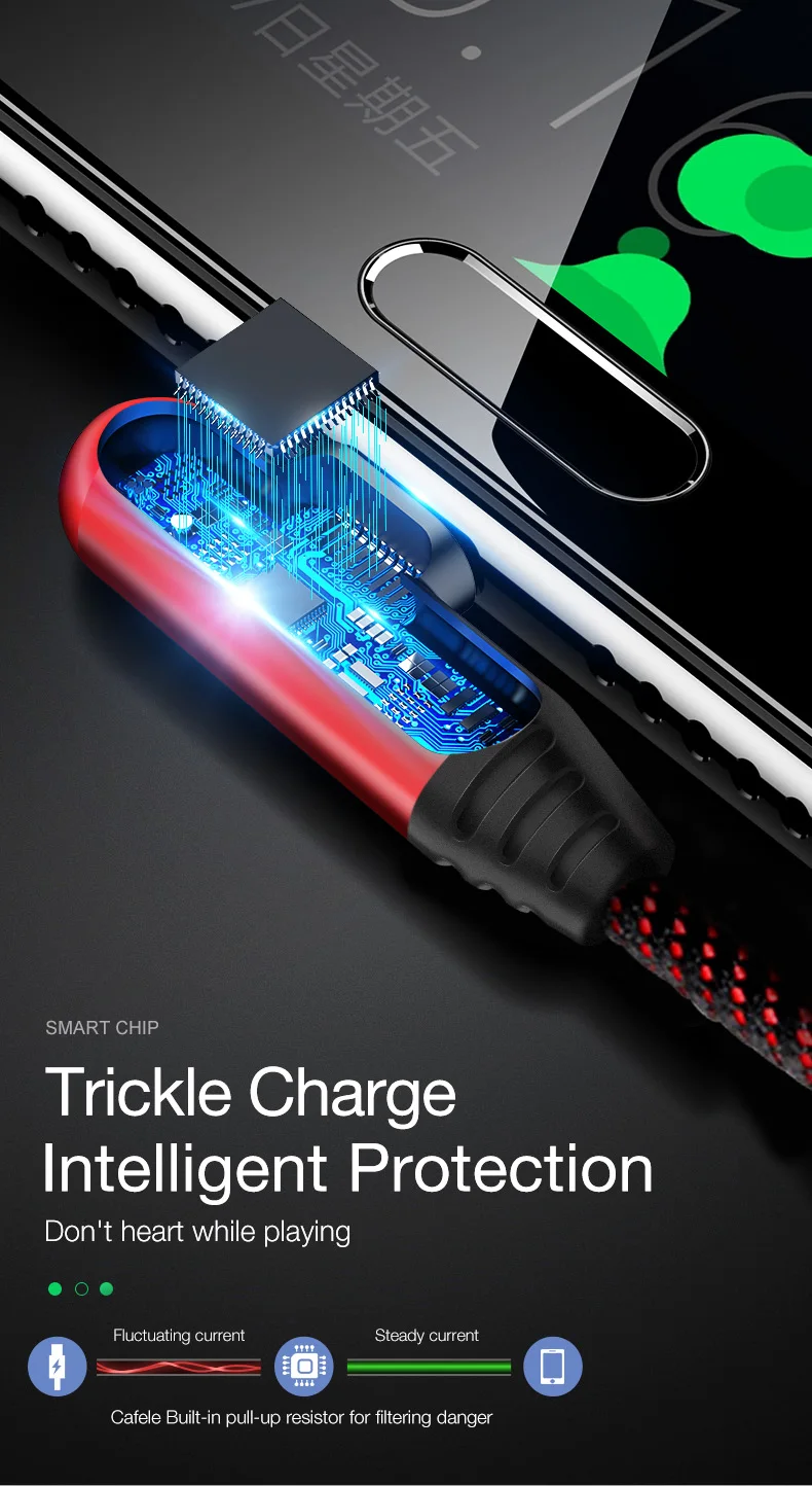 Twitch 90 градусов Магнитный кабель 2 м 1 м Micro usb кабель 3A провод для быстрой зарядки для samsung Xiaomi sony htc Android магнитное зарядное устройство